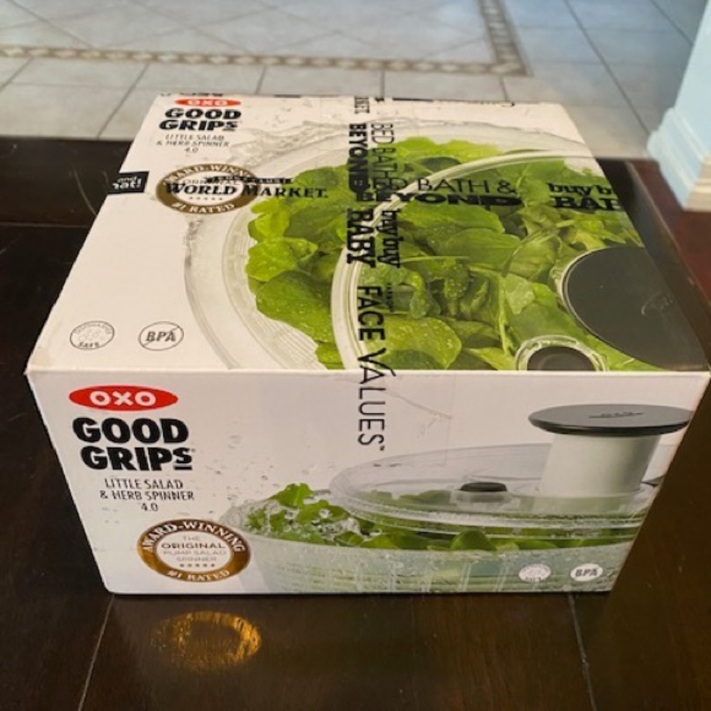 OXO Good Grips, Little Salad & Herbs Spinner. Never opened.